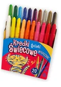 Przybory szkolne - Tetis Kredki świecowe tetiski wylkręcane 20kolorów KT010-AE - miniaturka - grafika 1