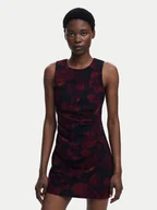 Sukienki - Desigual Sukienka koktajlowa Petofrunce 25WWVW20 Bordowy Slim Fit - miniaturka - grafika 1