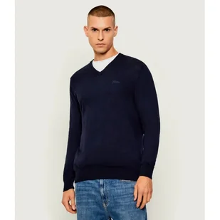 GUESS Sweter DAREN Slim Fit z dodatkiem jedwabiu - Swetry męskie - miniaturka - grafika 1