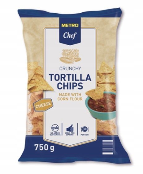 METRO Chef Serowe Nachos Chipsy Tortilla 750 g