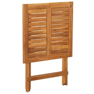 3-cz. składany zestaw bistro z poduszkami, lite drewno akacjowe - Meble ogrodowe - miniaturka - grafika 8