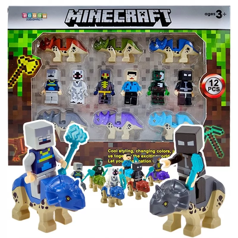Minifigurki Minecraft My World Zestaw 12sztuk