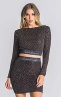 Koszulki i topy damskie - Gianni Kavanagh Black&Gold Upscale Long Sleeve Top Koszulka Damska, Czarny/Złoty, M - miniaturka - grafika 1