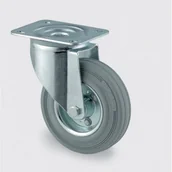 Pozostałe wyposażenie warsztatu - TENTE Koła przemysłowe z maksymalnym obciążeniem 70-205 kg, szara guma 3470DIR200P63 - miniaturka - grafika 1