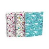 Notesy i bloczki - OXFORD Kołonotatnik Floral A5 60 kratka 400094951 - miniaturka - grafika 1