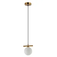 Lampy sufitowe - Lampa wisząca MERSETA PND-463321S-BRO+W Italux - miniaturka - grafika 1