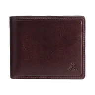 Portfele - Mały portfel skórzany Visconti TSC-46 RFID - brązowy - miniaturka - grafika 1