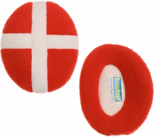 Nauszniki Earbags Dania, biało-czerwony - Apaszki i szaliki damskie - miniaturka - grafika 1