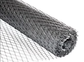 Akcesoria do ogrodzeń - SIATKA PODTYNKOWA CIĘTO-CIĄGNIONA Z BLACHY OCYNKOWANEJ 25CM - miniaturka - grafika 1