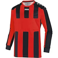 Koszulki męskie - JAKO JAKO męska koszulka z długim rękawem Milan, sport czerwony/czarny, L 4343 - miniaturka - grafika 1