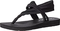 Klapki i japonki damskie - Skechers Klapki damskie do medytacji, studio, 4, Czarny, 38 EU - miniaturka - grafika 1