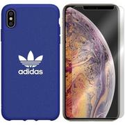 Etui i futerały do telefonów - Etui Do Iphone Xs Max Pokrowiec Case Adidas +Szkło - miniaturka - grafika 1