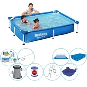 Baseny ogrodowe - Bestway Steel Pro 221x150x43 cm Rechteckig - Basen Super Oferta - miniaturka - grafika 1