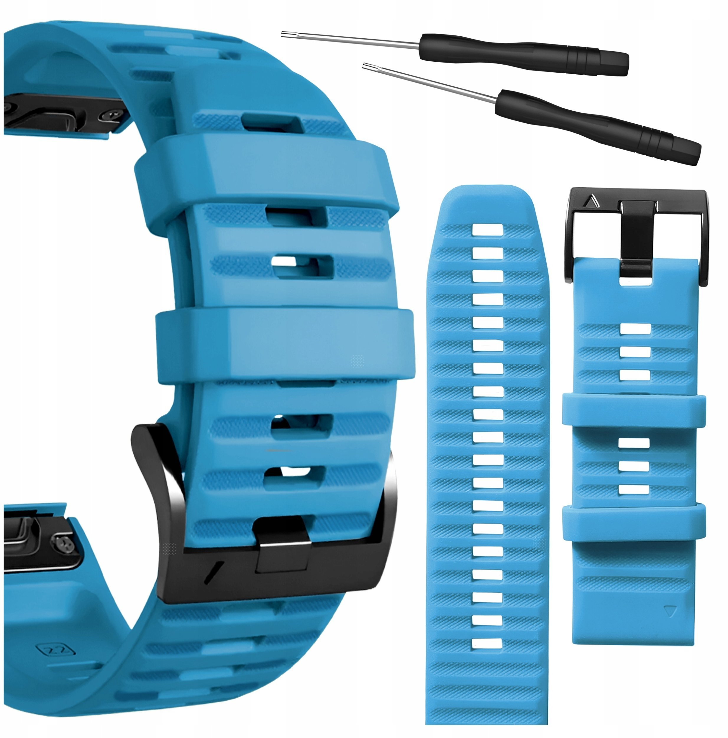 ChronSmarta Pasek ChronSmarta do smartwatch'a Garmin Fenix 5X 6X Pro 7X 7X Solar QuickFit 26mm Niebieski
