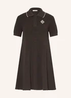 Sukienki - Lacoste Sukienka Z Dzianiny braun - miniaturka - grafika 1