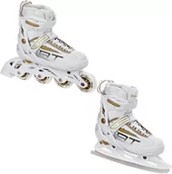 Rolki - Rolki Łyżwy 2w1 Raven Profession White/Gold 35-39 - miniaturka - grafika 1