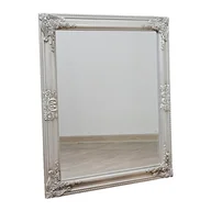 Lustra - Lustro Ścienne w Ozdobnej, Srebrnej Ramie 44403 / POLOMEBLE - miniaturka - grafika 1