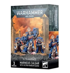 Marneus Calgar With Victrix Honour Guard (99120101328) GamesWorkshop 55-21 - Gry bitewne - miniaturka - grafika 1