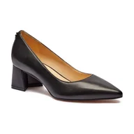 Czółenka - Guess Skórzane czółenka ZANLY - miniaturka - grafika 1