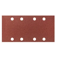 Materiały ścierne - Papier ścierny na rzep 93 x 185 mm, K120, 5 szt,, z otworami GRAPHITE - miniaturka - grafika 1
