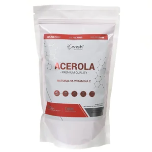 Wish Pharmaceutical Wish Acerola naturalna witamina C w proszku - 500 g - Witaminy i minerały - miniaturka - grafika 2