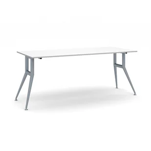 B2B Partner Stół konferencyjny WIDE, 1800 x 800 mm, biały 423178 - Stoły i stoliki do biura - miniaturka - grafika 1
