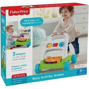 Fisher Price Pierwszy Chodzik Pchacz Sorter FYK65 - Pchacze - miniaturka - grafika 1