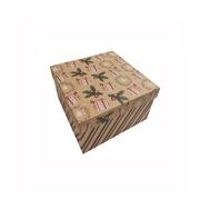 Opakowania i torebki na prezenty - Pudełko prezentowe, Classic Christmas, paski, S, 8x14x14 cm - miniaturka - grafika 1