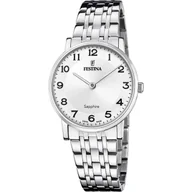 Zegarki damskie - Festina Swiss Made 20047/1 zegarek damski na bransolecie z czytelną tarczą - miniaturka - grafika 1