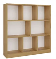 Regały - Nowoczesny otwarty regał dąb artisan - Rever - miniaturka - grafika 1