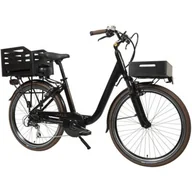 Rowery elektryczne - MBM Rower elektryczny Pulse D17 26 cali damski Czarny - miniaturka - grafika 1
