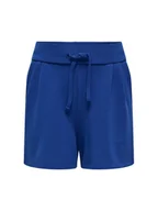 Spodenki damskie - Kids ONLY Szorty materiałowe Geggo 15339691 Niebieski Regular Fit - miniaturka - grafika 1