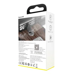 Baseus Tiny Star PPS mini inteligentna ładowarka samochodowa USB Typ C 30W Quick Charge 3.0 PD 3.0 szary (VCHX-B0G) - Ładowarki samochodowe - miniaturka - grafika 6