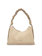 Torebki damskie - Coccinelle Torebka P6P Boheme Suede Bimaterial E1 P6P 13 03 01 Beżowy - miniaturka - grafika 1