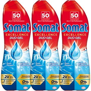 Somat Excellence Hygienic Żel do Zmywarki 150 Cykli 3 x 900ml - Środki do zmywarek - miniaturka - grafika 1