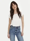 Bluzki damskie - ONLY Bluzka 15142784 Biały Regular Fit - miniaturka - grafika 1