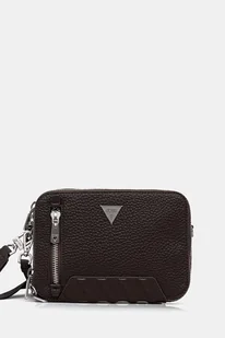 Guess saszetka TORINO kolor brązowy HMTOLG P5429 - Nerki - miniaturka - grafika 1