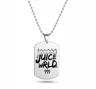 Wisiorki - Naszyjnik wisiorek Juice WRLD srebrny streetwear - miniaturka - grafika 1