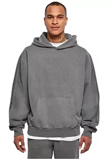 Urban Classics Męska bluza z kapturem, Heavy Terry Garment Dye Hoody Sweatshirt, ciemnoróżowa, XL, ciemny., XL - Bluzy męskie - miniaturka - grafika 1