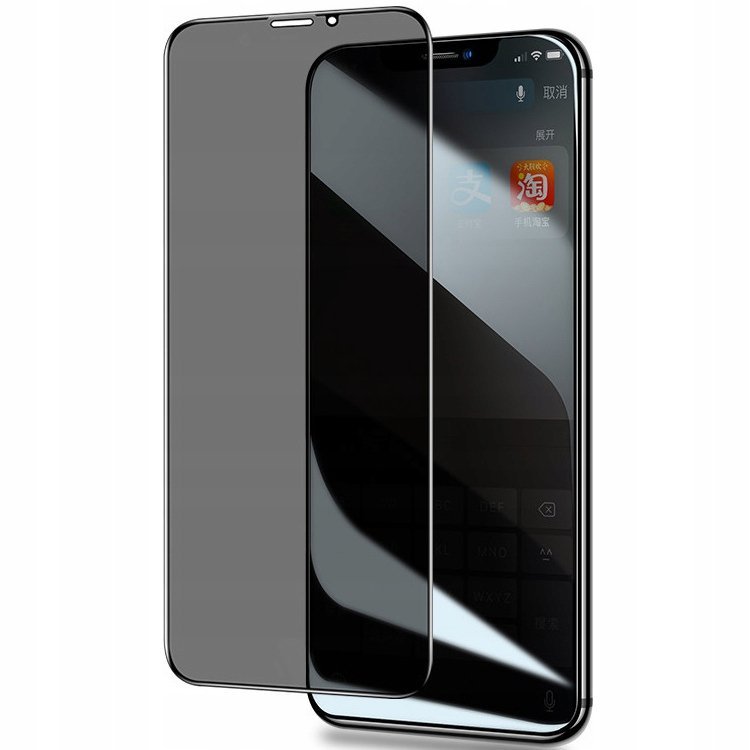 SZKŁO 5D FULL GLUE ANTI-SPY DO IPHONE 11 PRO