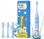 Szczoteczki do zębów dla dzieci - Szczoteczka Elektryczna Soniczna dla dzieci MIŚ NIEBIESKA - miniaturka - grafika 1