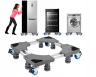 Akcesoria i części do pralek i suszarek - Podstawa pod pralkę Niuxx, konstrukcja z podwójnej rury, 8 stóp i 4 kółka - miniaturka - grafika 1