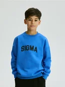 Kurtki i płaszcze dla chłopców - Reserved - Bluza z nadrukiem - niebieski - miniaturka - grafika 1