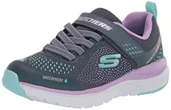 Buty dla dziewczynek - Skechers Dziewczęce sneakersy Ultra Groove Hydro Mist, Gray Textile Multi Trim, 37 eu - miniaturka - grafika 1