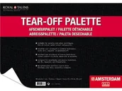 Farby i media malarskie - Talens Talens, paleta do mieszania farb, zrywane arkusze, XL - miniaturka - grafika 1