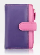 Portfele - Visconti Portfel Damski Skórzany Rainbow Rb-97 Jagoda Multi - miniaturka - grafika 1