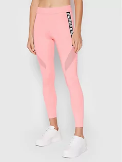 Spodnie damskie - Guess Legginsy Angelica O1GA54 MC03W Różowy Slim Fit - grafika 1