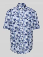 Koszule męskie - Koszula casualowa o kroju regular fit z rękawem o dł. 1/2 - miniaturka - grafika 1