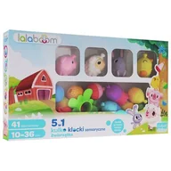 Klocki - Trefl Lalaboom  Kulko-klocki 41 el. - miniaturka - grafika 1
