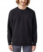 Bluzy męskie - Bluza Wrangler SIGN OFF CREW 112350535 Black XXL - miniaturka - grafika 1